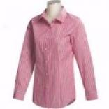 Orvis Dotted Stfipe Shirt - Long Sleeve  (for Women)