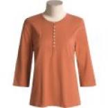 Orbis Heather Garment-washed Tunic - ?? Sleeve (for Women)