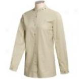 Orvis Linenweave Big Shirt - Embroidered, Long Sleeve (for Women)
