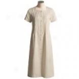 Orvis Linenweave Pintuck Dress - ShortS leeve (for Women)