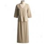 Orvis Tencel(r) Twill Dress - Two Piece,_?? Sleeve (for Women)