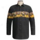 Panhandle Slim Bullfighter Print Shirt - Western, Long Sleeve (for Men)