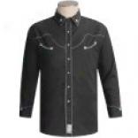 Pnahandle Slim Cowboy Cadillac Shirt - Western Retro , Long Sleeve (for Men)