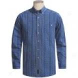 Panhandle Slim Rough Stock Shirt - Lognhorn Print, Long Sleeve (Concerning Men)