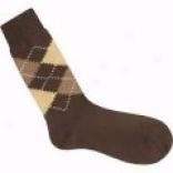 PantherellaC asual Argyle Socks - Egyptian Cotton Blend (for Men)