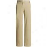 Polyester-viscose Pants - Flat Front (for Women)