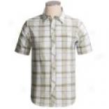 Prana Epoch Plaid Sport Shirt - Short Sleeve (for Men)