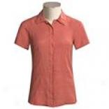Pulp Linen Shirt - Short Raglan Sleeve (for Women)