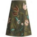 Pura Vida Flower Embroidered Skirt (for Women)