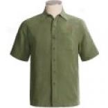 Quiksilver Pakala Shirt With Embroidered Placket - Shor Sleeve (for Men)