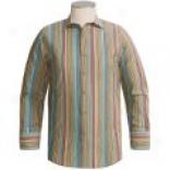 Resistol University Striped Western Shirt - Long Sleeve (for Men)