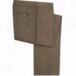 Riviera Italian Wool Flannel Pants - Flat Front (for Men)