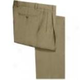 Riviera Tropical Wool Dress Pants - Pleated Front (for Men)