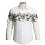 Roper Western Edge Print Shirt - Long Sleeve (for Men)