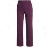 Sateen Stretch Cotton-wool Pants (for Womeen)