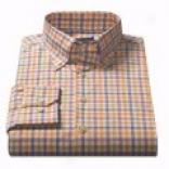 Scott Barber Broadcloth Sport Shirt - Long Sleeve (for Men)