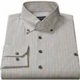 Scott Barber Cotton Broadcloth Sport Shirt - Long Sleeve (for Men)