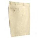 Scott Barber Cotton Twill Bermuda Shorts - Flat Front (for Men)