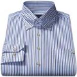 Scott Barber Multi-stripe Twill Sport Shirt - Long Sleeve (In favor of Men)