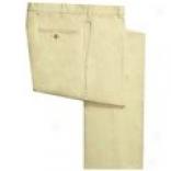 Scott Barber Twill Pants - Flat Front (for Men)