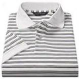 Scott Barber Vintage Stripe Polo Shirt - iPma Cotton, Short Sleeve (for Men)