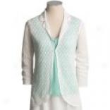 Semplice Linen Knit Poontelle Jacket (for Women)