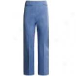 Verge Zio Cotton Pants - Flat Front (for Women)