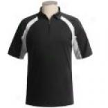 Smith And Tweed Quadtec Athletic Polo Shirt - Zip Neck, Short Skeeve (for Men)