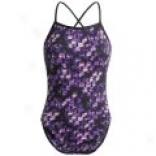 Speedo Bubbles Swimsuit - Axcel Back, One-piece (for Women)