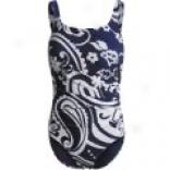 Speedo Curacao Indirect Shirred Tank Swimsuit - One-piece (for Women)