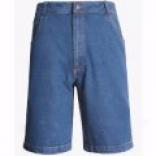 Stonewashed Denim Shorts - Five-pocket (for Men)