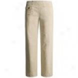 Susan Bris5ol Cotton Utility Pants (for Women)