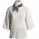Susan Bristol Marled Yarn Tunic Sweater (for Women)