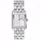 Swiss Army Brand Intermarriage Watch - Rectangular Silver Face (for Men)