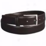 Tardini Stitched Matte Leather Belt  (for Men)