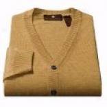 Toscano Cardigan Sweater - Extra Fine Merino Woo1  (for Men)