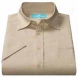 Toscano Linen Shurt - Short Sleeve (for Men)