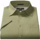 Toscano Silk Jacquard Shirt - Short Sleeve (for Men)