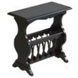Trade Winds Furniture Magazine Stand - Distressed Wood