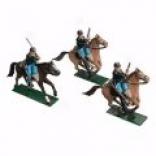 Tradition Of London Civil War Figurines - 3-piece Union Or Confederate Cavalry