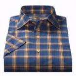 Tricots St. Raphael Shaded Square Camp Shirt - Short Sleeve (for Men)
