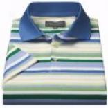 Tricots St. Raphael Striped Polo Shirt - Short Sleeve (for Men)