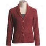 Two Star Dog Boucle Cardigan Sweater - Button Front (for Women)