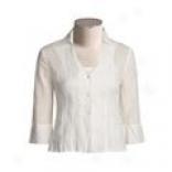 Two Star Dog Cotton Gauze Shirt - ?? Sleeve (for Women)