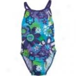Tyr Retro Floral Swimsuit - Diamondback (for Youth)