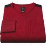 Victorinox Grignasco V-neck Sweater - Merino Wool (for Men)