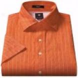 Vixtorinox Linen Yarn-dyed Shirt - Short Sleeve (for Men)