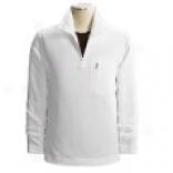 Victorinox Mock Neck Kit Polo Shirt - Long Sleeve (for Men)