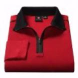 Victorinox Technical Zip Neck Shirt - Long Sleeve (for Men)