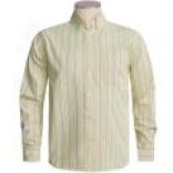 W65 By Sportif Usa Bermuda Oxford Cloth Shirt - Long Sleeve (for Men)
